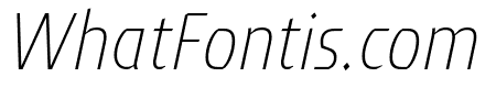 Meran Condensed Thin Italic