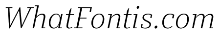Stan Plus Light Italic