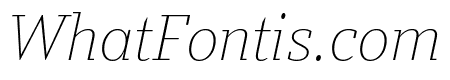 Stan Plus Thin Italic
