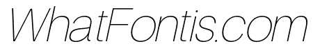 FinisText-HairlineItalic