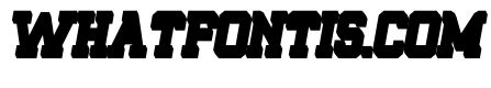 ROQUERO Bold Extrude Italic