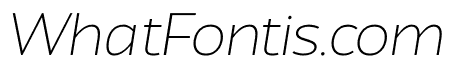 Atozimple ExtraLight Italic