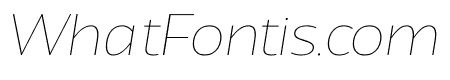 Atozimple Thin Italic