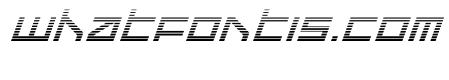 Delta Ray Gradient Italic