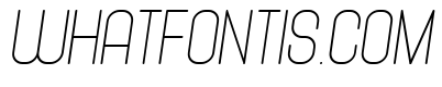 Tracking Italic