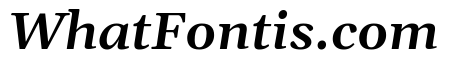 Gelasio SemiBold Italic