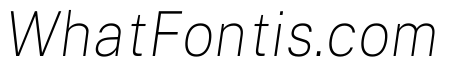 Public Sans Thin Italic