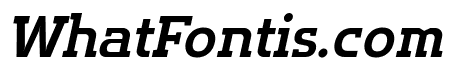 Flatory Slab SemiBold Italic