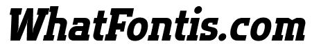 Flatory Slab ExtraBold SemiCondensed Italic