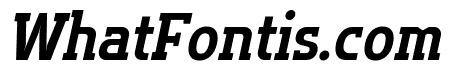 Flatory Slab Bold SemiCondensed Italic