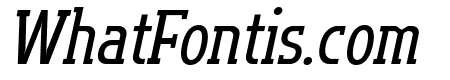 Flatory Slab Condensed Italic