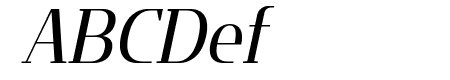 Flatory Serif SemiCondensed Italic