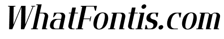 Flatory Serif SemiBold SemiCondensed Italic