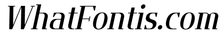 Flatory Serif Medium SemiCondensed Italic