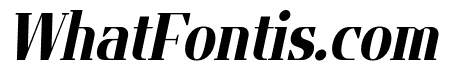 Flatory Serif ExtraBold SemiCondensed Italic
