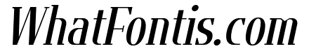 Flatory Serif SemiBold Condensed Italic