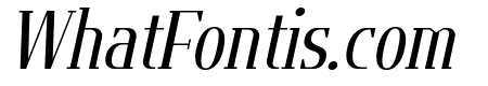 Flatory Serif Condensed Italic
