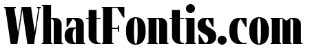 Flatory Serif Black Condensed