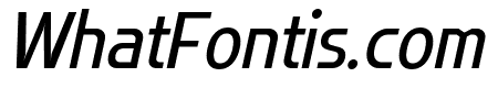 Flatory Sans SemiCondensed Italic