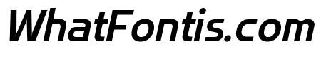 Flatory Sans SemiBold Italic