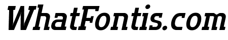 Flatory Slab SemiBold SemiCondensed Italic