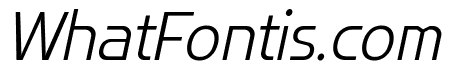 Flatory Sans ExtraLight Italic