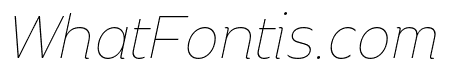 Boriboon Thin Italic