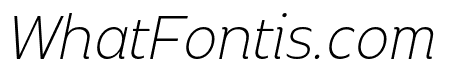 Boriboon ExtraLight Italic