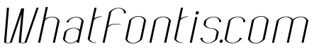 Bokeseni ExtraLight Italic