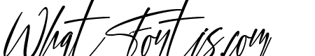 Backstreet Swash Italic