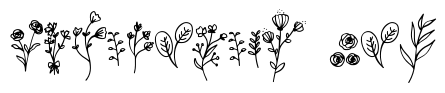 Spring Garden Doodle Flower