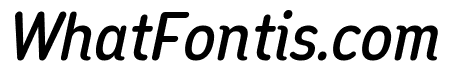 Opun Mai Medium SemiCondensed Italic