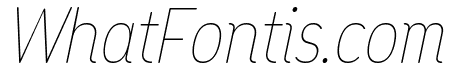 Opun Mai Thin SemiCondensed Italic