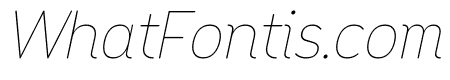 Opun Mai Thin Italic