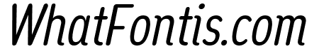 Opun Mai Condensed Italic