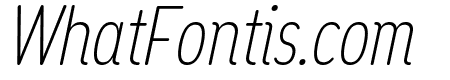 Opun Mai ExtraLight Condensed Italic
