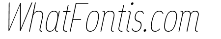 Opun Mai Thin Condensed Italic
