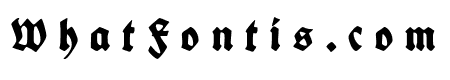 Fette deutsche Schrift UNZ1L Italic