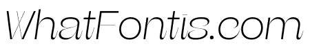 Beatrice Display Thin Italic