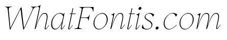 Inferi Thin Italic