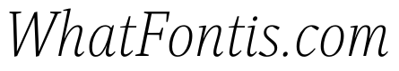 Singel Light Italic