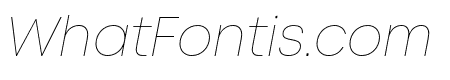Mont Thin Italic