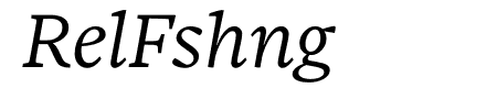 Sole Serif Small Italic
