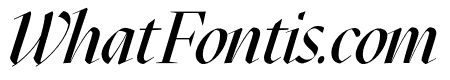 Mazius Display Extra Italic