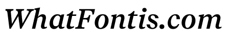 Recife Text SemiBold Italic