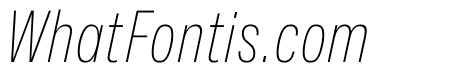 Spezia Condensed Light Italic