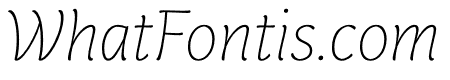 Capucine Thin Italic