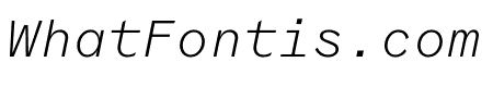 Coordinates Light Italic