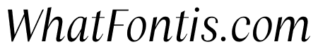 Columbia Sans Display Italic