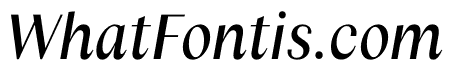 Columbia Sans Display Medium Italic